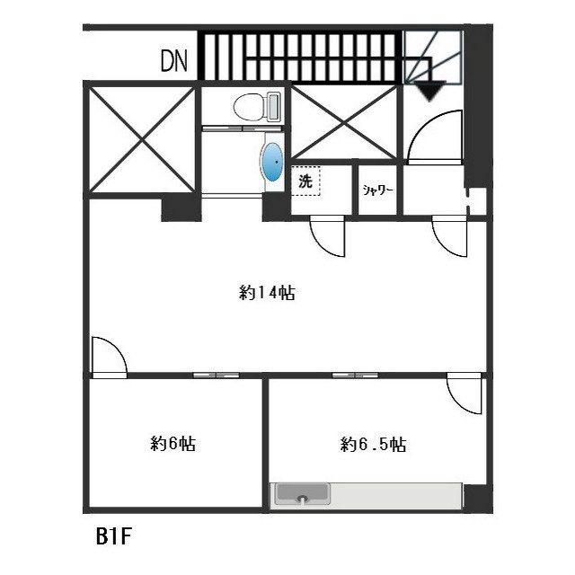富田屋ビルの間取り