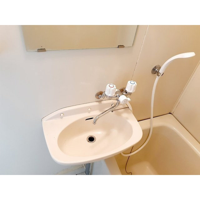 リバーハーフハイツの洗面所