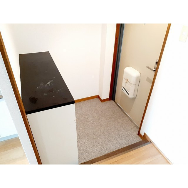 リバーハーフハイツの玄関