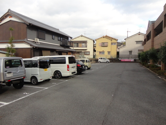 プリンセスタウンの駐車場