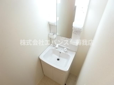 【洗面所】 | エクシト蘇我 | スペースが確保できる洗面所です