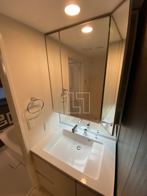 【独立洗面台】 | エステムコート谷町四丁目 | エステムコート谷町四丁目　三面鏡独立洗面台