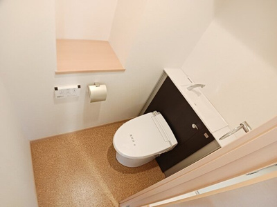 【トイレ】 | カーサ・デル・ソーレ | 落ち着いたトイレです