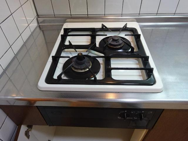 コーポエクセル２のキッチン|ガスコンロ（イメージ）