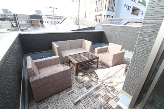 守口市藤田町3丁目　戸建のバルコニー