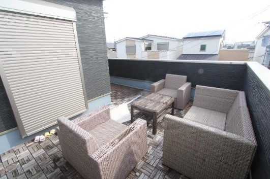守口市藤田町3丁目　戸建のバルコニー