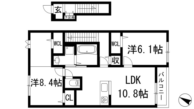 【間取り】 | ブリランテ