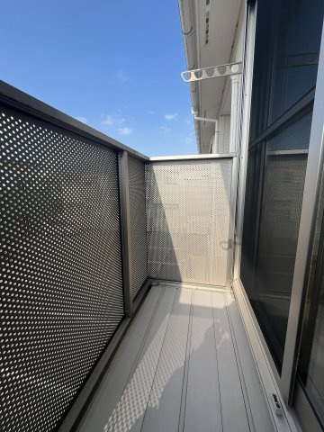 夕葉ガーデンハイツBのバルコニー