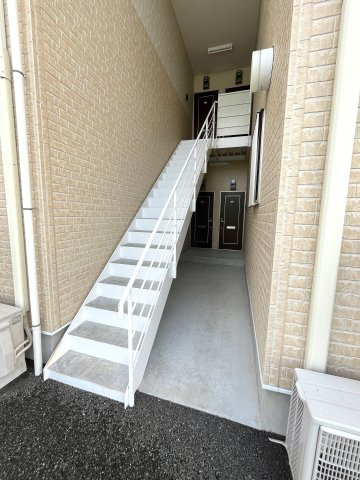 夕葉ガーデンハイツBのエントランス