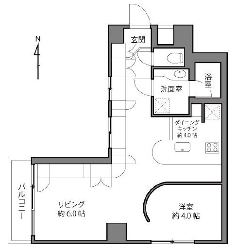 レジェンド浅草の間取り|最上階（8F）南東角部屋住戸につきまして日当たり・通風・眺望良好。