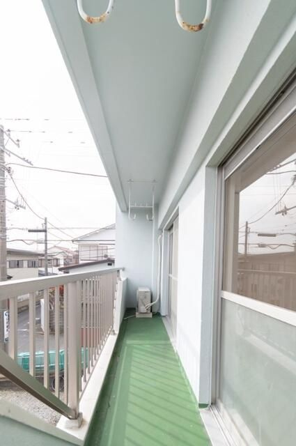 山王台マンションのバルコニー