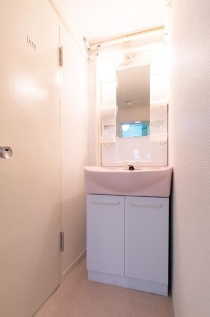 山王台マンションの洗面所