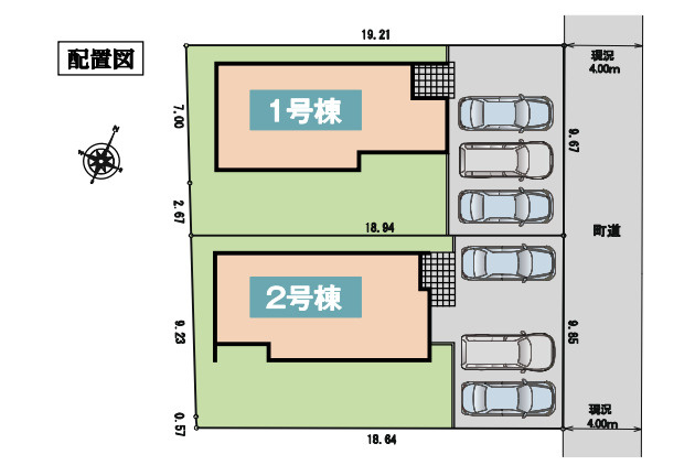 【区画図】 | 比企郡嵐山町むさし台3丁目　いろどりアイタウン　新築戸建　　全2棟　2号棟