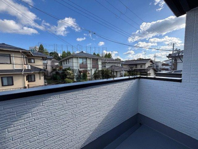 【バルコニー】 | 神戸市西区伊川谷町潤和　新築戸建1号棟　仲介手数料無料！ | バルコニーがあります