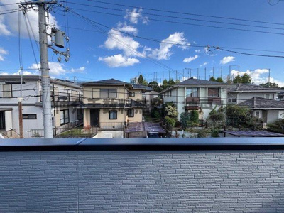 【バルコニー】 | 神戸市西区伊川谷町潤和　新築戸建1号棟　仲介手数料無料！ | 陽当たり良好なバルコニーです