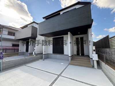 【外観】 | 神戸市西区伊川谷町潤和　新築戸建1号棟　仲介手数料無料！ | 外観です