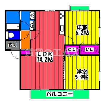 【間取り】 | センクレーネ | センクレーネの間取り