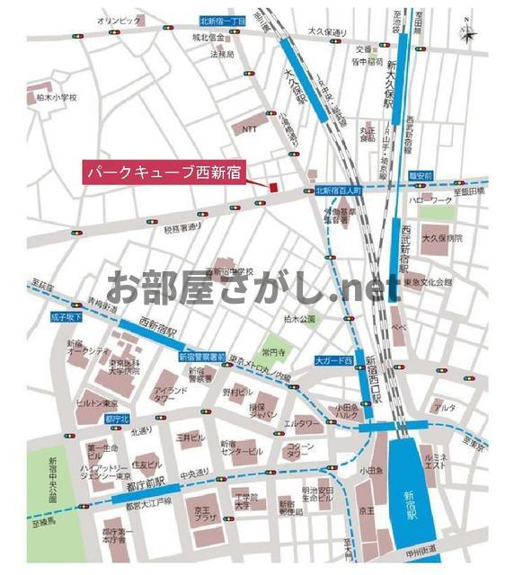 パークキューブ西新宿 #新宿区 #一人暮らし #デザイナーズの地図