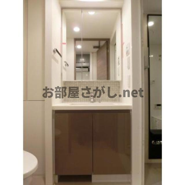 パークキューブ西新宿 #新宿区 #一人暮らし #デザイナーズの洗面所|※写真は同タイプ住戸です。