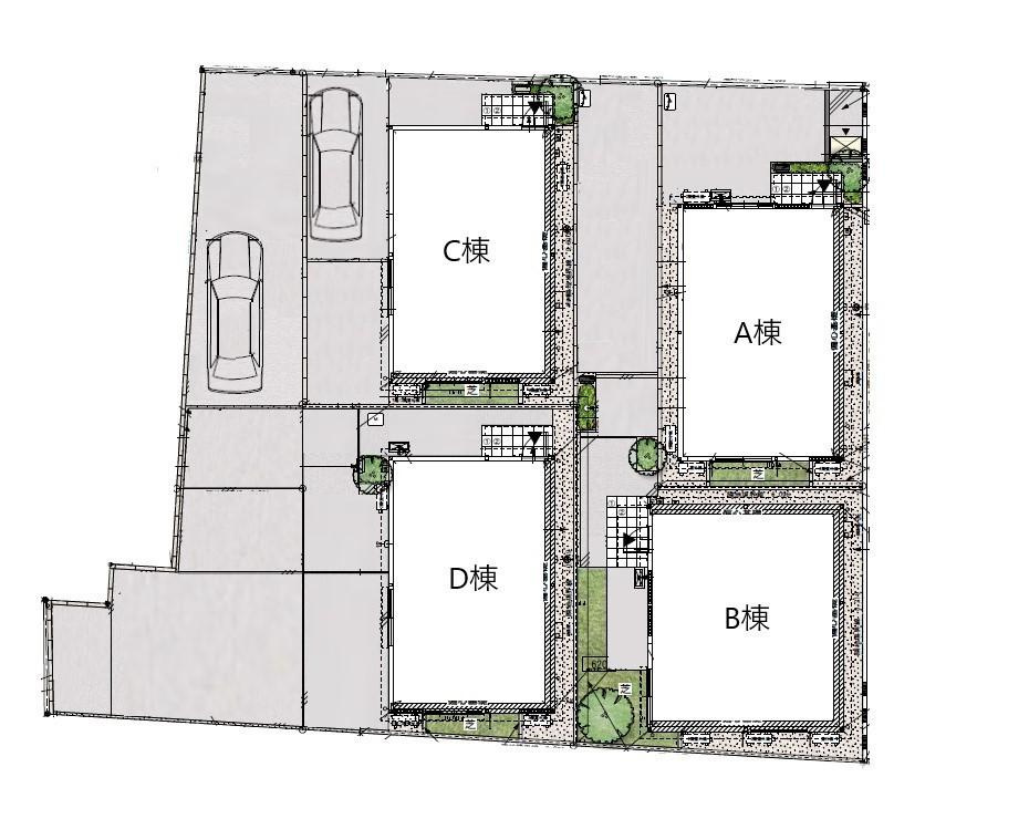 浦和区上木崎戸建ABCDの外観|外観もきれいです