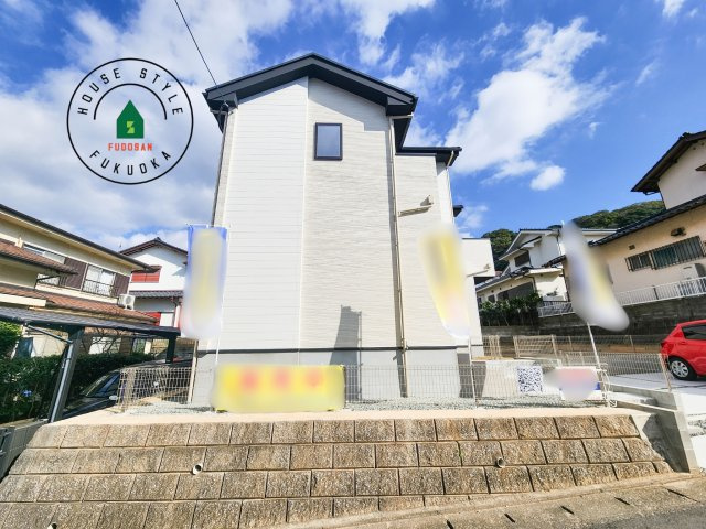 福岡市東区下原2丁目第3-1棟（1号棟）　の外観|デザイン性のある外観です。