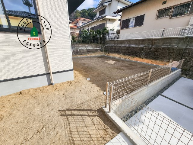 福岡市東区下原2丁目第3-1棟（1号棟）　の庭|お庭で自由な時間を過ごせます。