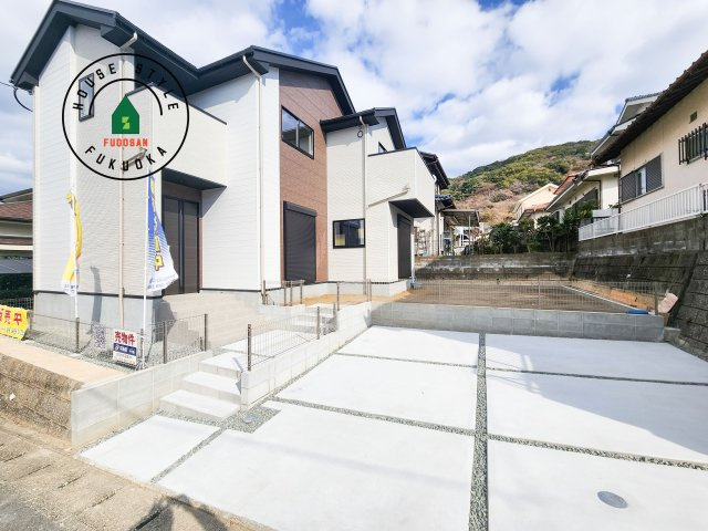 福岡市東区下原2丁目第3-1棟（1号棟）　の前面道路含む現地写真|見学の時間などお気軽にお問い合わせ下さい。