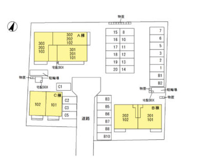 【区画図】 | エルタウン Ａ棟