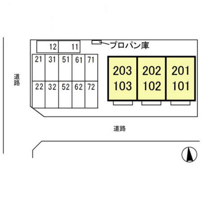 【区画図】 | シャルマン富士見ケ丘