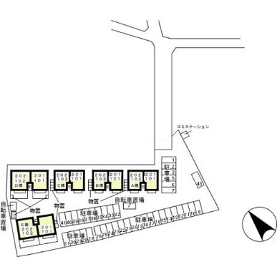 【区画図】 | フローラルコート Ｃ