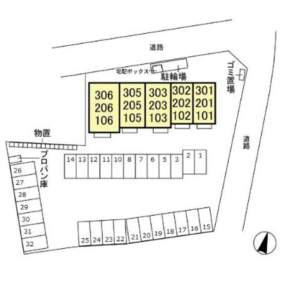 【区画図】 | ルシール宝木