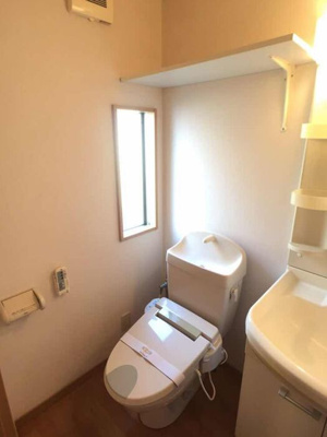 【トイレ】 | キューブタウン長田 Ｃ | 温水洗浄暖房便座