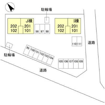 【区画図】 | グリーンハイツ Ｉ