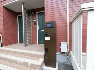 【バルコニー】 | プロムナードさくら Ｃ | 宅配ボックス設置しました