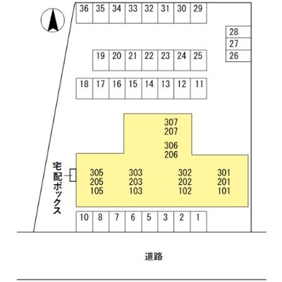 【区画図】 | ポワールガーデンⅡ
