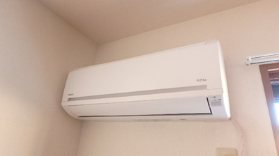 【洋室】 | コーポ･アイ Ｅ | 北側洋室にもエアコン有りです