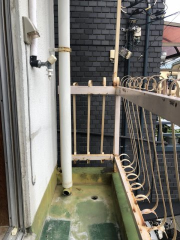 東映マンションのバルコニー