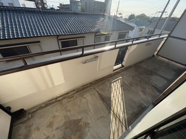 ラメール松江のバルコニー