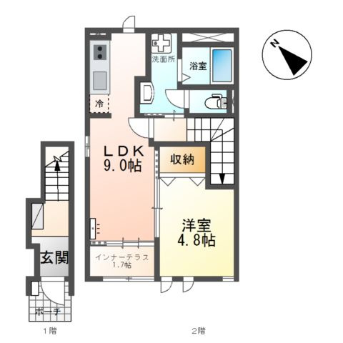 アヴァンティSの間取り