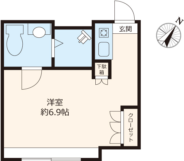 中葛西ハイツの間取り