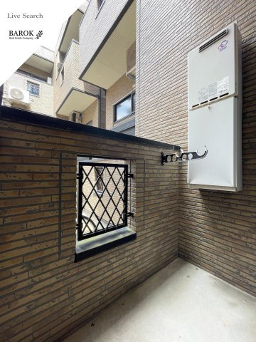 ピュア別府七番館のバルコニー