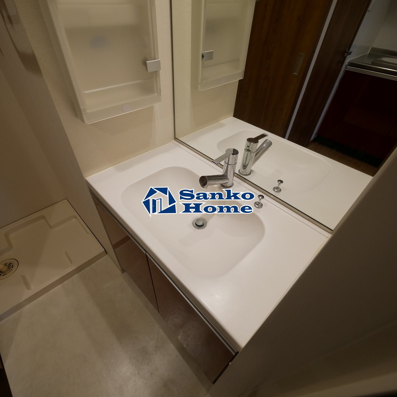 ソレイユ蔵前の洗面所