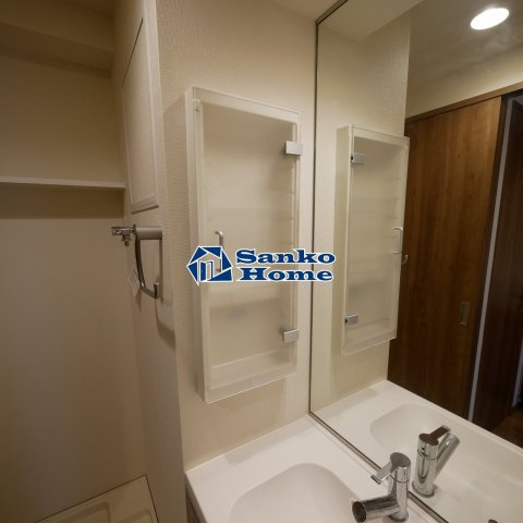 ソレイユ蔵前の洗面所