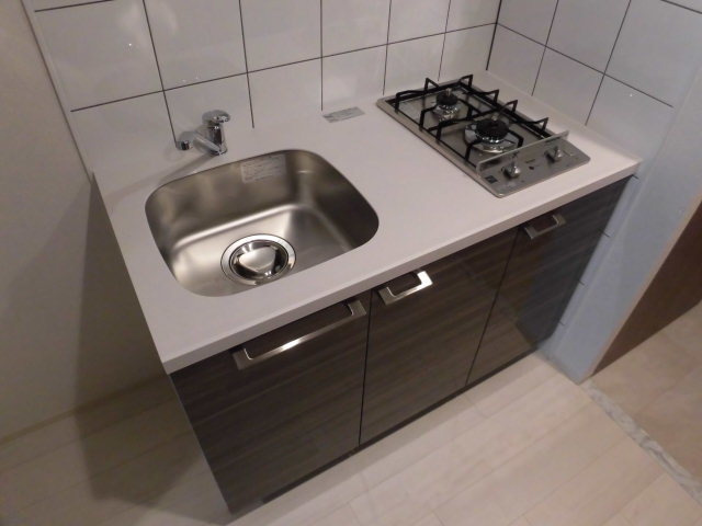 二口コンロ付きキッチンです