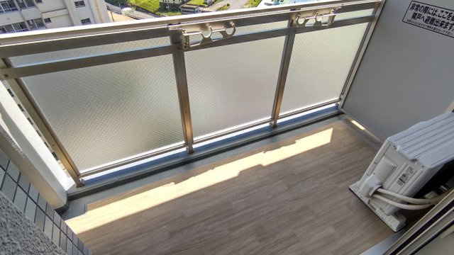日当たり良好のバルコニーです