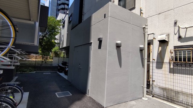 入居者専用のゴミ置き場です