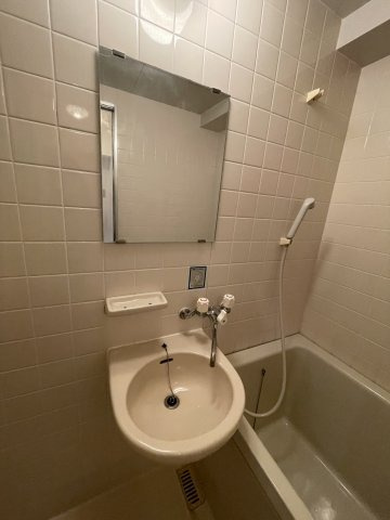 明るい洗面所です