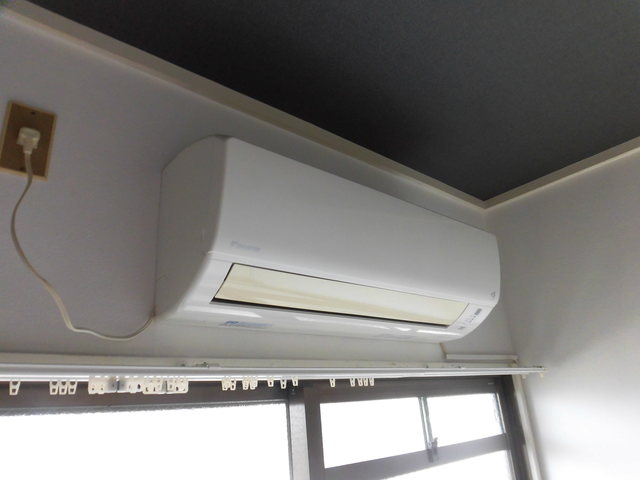 エアコン付きなので年中快適に過ごせます