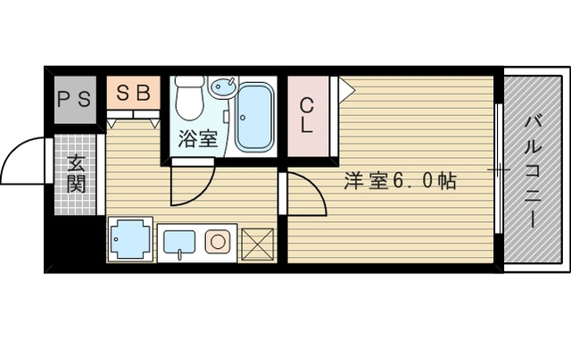 分譲貸しの1Kです