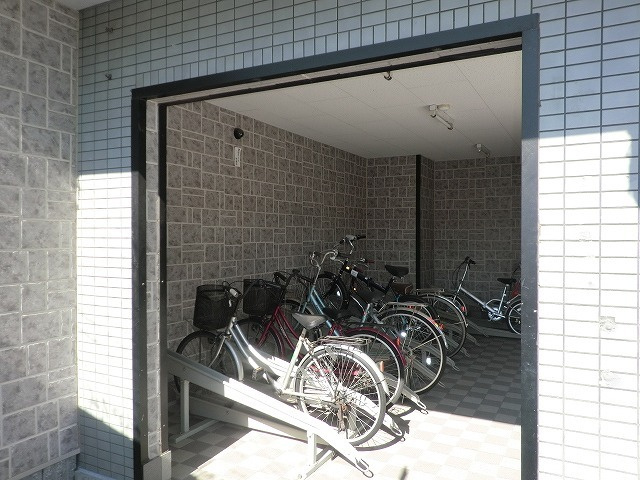 駐輪場です